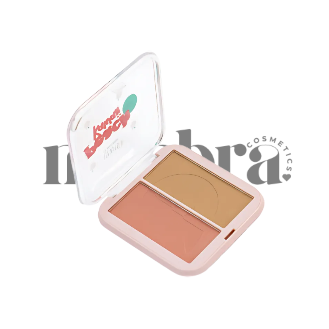 Peach Kawaii Blush and Contour Duo DEFECTIVE