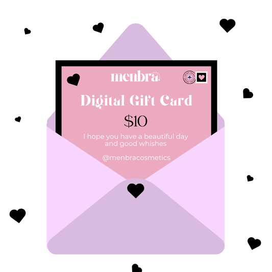 Digital Gift Card Menbra Cosmetics