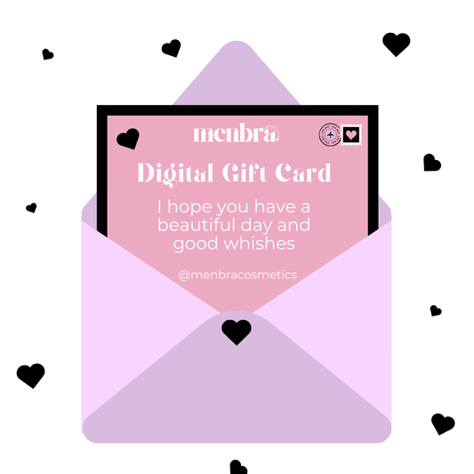 Digital Gift Card Menbra Cosmetics
