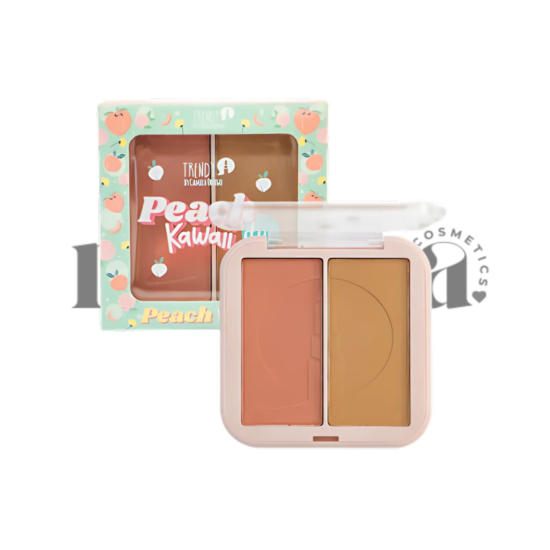 Peach Kawaii Blush and Contour Duo DEFECTIVE